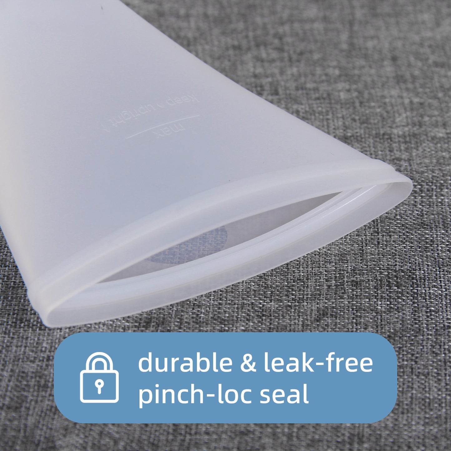 3PCS Reusable Storage Silicone Bags Platinum cured silicone sandwich Silicone bags BPA-Free Silicone Food Storage Bags reusable produce bags