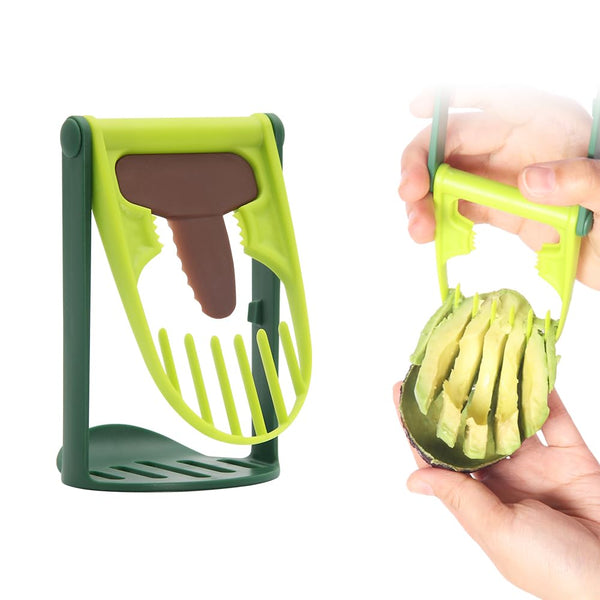 All-in-1 Avocado Slicer Cutter Tool – Avocado Pitter, Slicer, Peeler & Masher – Food-Grade Plastic, Safe & Easy to Use, Dishwasher Safe