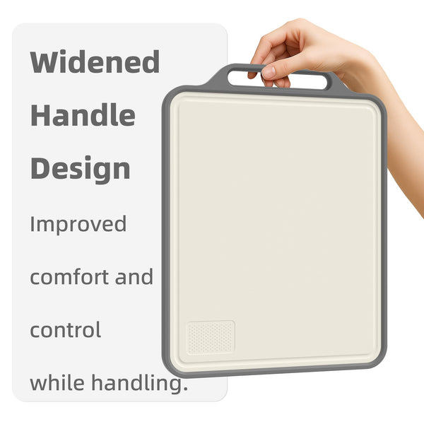 Stainless Steel Cutting Board Non toxic cuttings board for kitchen Double Sided Food Grade,Kitchen Meat Butcher Block,with Handle and Sink Cutting Board (15.5"×12")